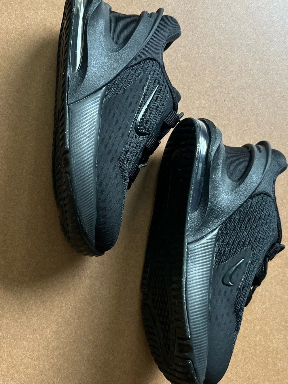 Nike Air Max 270 Toddler Kids Triple Black Sneakers Size 5C, Blackout Shoes